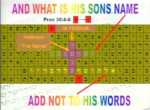 Proverbs 30:4-6 Bible Code